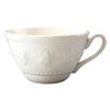 Wedgwood Official Wedding Gift Festivity Ivory Pair Teacup Wedding Gift for the Bride and Officially Imported Wrapping & Saucer, 250ml, Tableware,