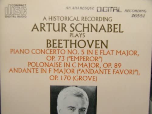 

CD BEETHOVEN - Piano Concerto No.5 / Schnabel UK Classical Used