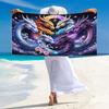Dragon Print Beach Towel, Large Soft Quick Dry Towel for Beach Camping Swimming