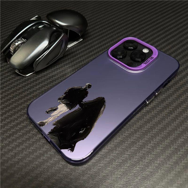 iPhone 15 Plus Silver Couple Art Hand-in-Hand Case with XSXR Warranty