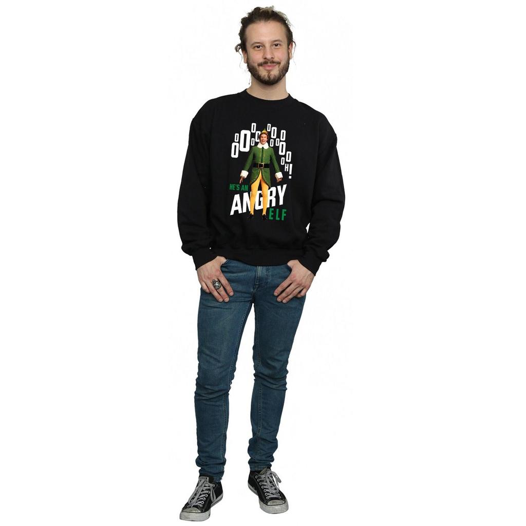 Elf Mens Angry Elf Sweatshirt