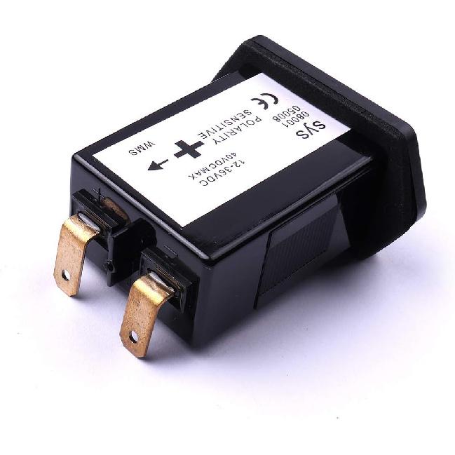 ATOPLEE Mechanical Hour Meter 12v To 36v Truck Tractor Diesel Outboard Engine Hour Meter Rectangular