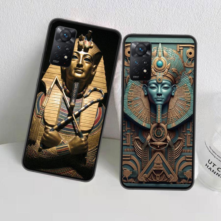Egyptian Pharaoh's Mummy Phone Case For Redmi 13C 14C Note 13 14 Pro 5G Plus 12 12C 10 10A 10C 9 9A 9C 9T 8 8A K70 Pro Xiaomi Co