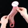 SXXY Skin Feeling Wireless Control Vibrating Penis Sleeve Cock Ring Girth Increase Sheath Extender Vaginal Anal G-Spot