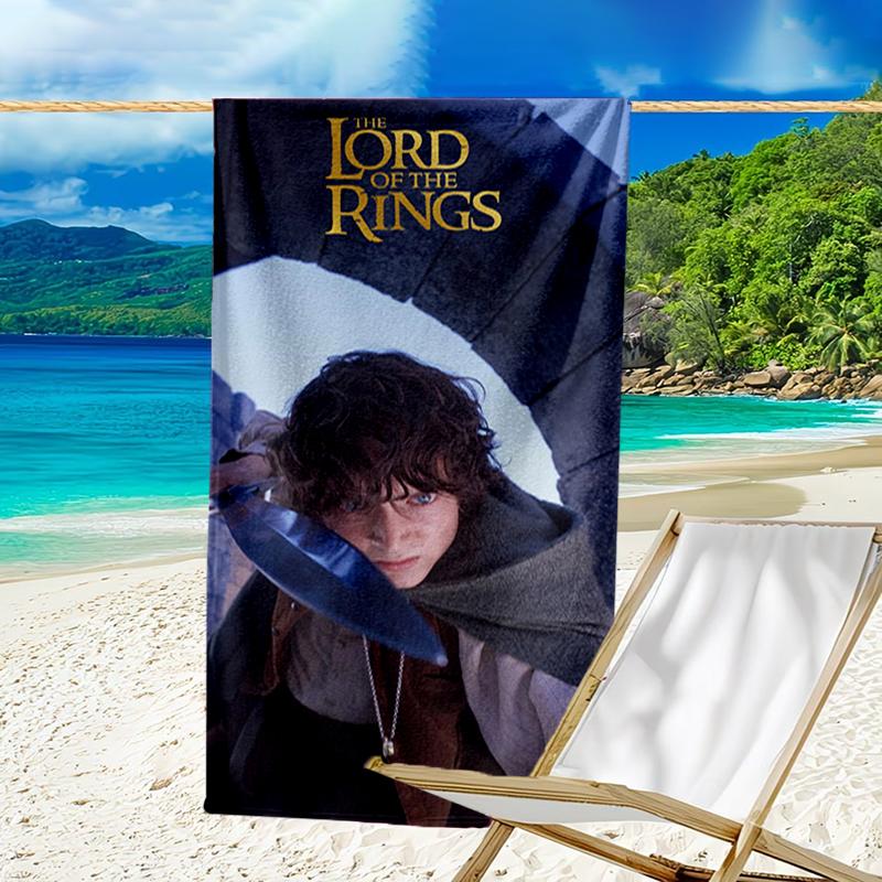 Ultra-Soft Beach Towel with The Lord of the Rings Theme,Ideal for Pool - Camping, Diving - Perfect Travel Essential, Vibrant Beach Towel.