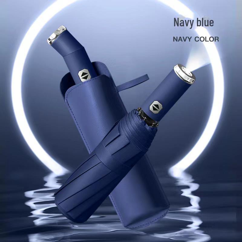 Parapluie pliant automatique pour femme avec protection UV et logo