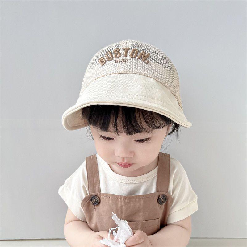 Baby Summer Mesh Sun Hat With Wide Brim For Sun Protection And Outdoor Play
