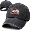 Trophy Husband Baseball Cap Funny Vintage Washed Adjustable Dad Hat Casual Gift for Men