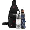 AJA1 Portable Men Chest Bag Outdoor Handbag Waist Bag With Headphone Hole For Lexus EX300h RX450h Al20 CT200h IS300h ES300h NX RX GS