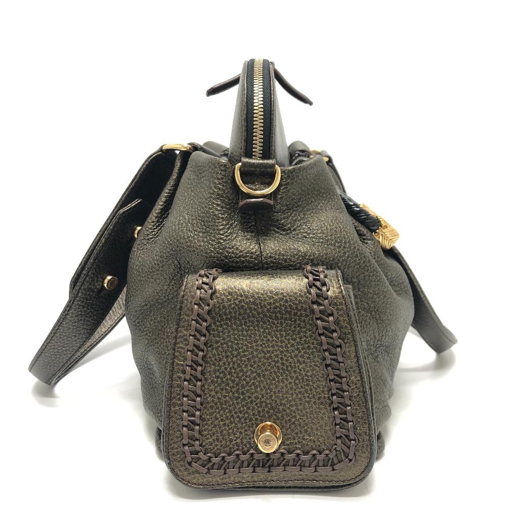 Bvlgari Leoni Bag 2WAY Hand Bag Shoulder Bag Crossbody Tote Bag