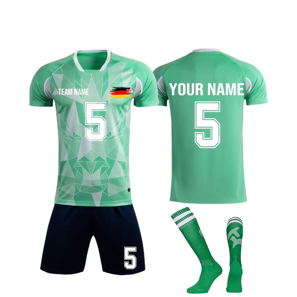 Personalised Shirts Kit Mens Girls With Name Number Custom Football Jerseys For Boys Training Suit