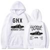 GNX Album 2024 Druck Hoodies Kendrick Lamar Rapper Rock Stil Sweatshirts Unisex Streetwear Langarm Kapuzenpullover Herren