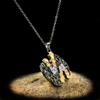 Bohemian Ethnic Style Black And Gold Two-Color Necklace, Guangdong