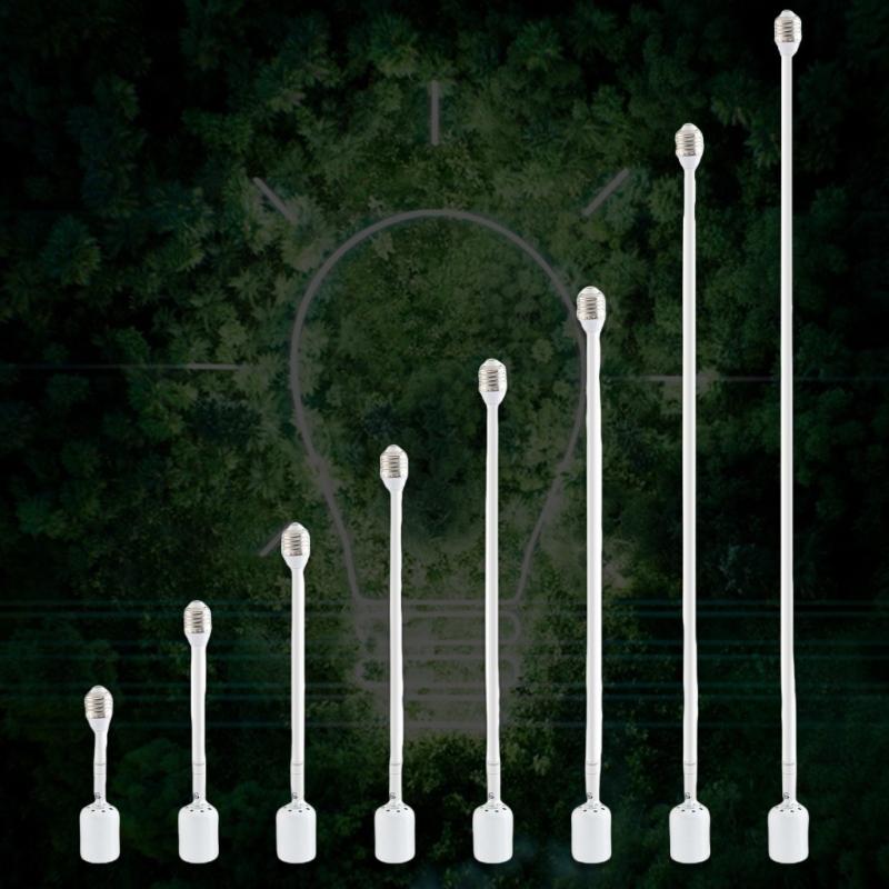 Adjustable Angle E27 Ceramics Lamp Holder Extension Heat Resistant for LED/Incandescent Lights