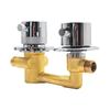 Brass Thermostatic Shower Faucet 1 Way Output Shower Room Diverter Control Shower Cabin Mixer Tap With ON/OFF Switch Valve