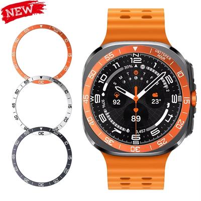 Schutzhülle Lünette Ring Hülle Für Samsung Galaxy Watch 7 Ultra 47mm Smartwatch Abdeckung Stahlrahmen Schale Bumper Zubehör