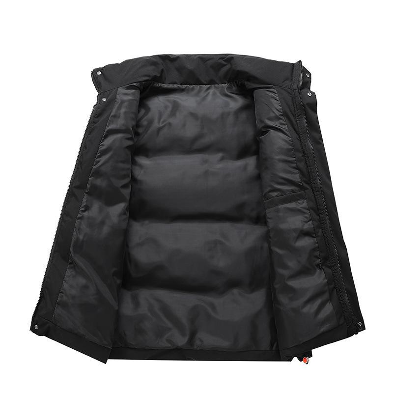New stand-up collar vest cotton clothes women's same winter simple sports leisure warm couple vest