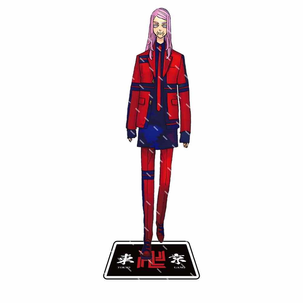 Anime Tokyo-revenge Acrylic Bracket Model Character Manjiro Sano Draken Model Desktop Ornament Standing Fan Collection Gift