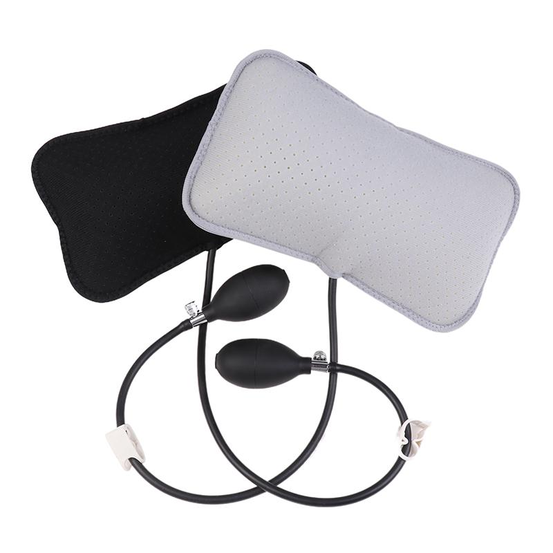 Inflatable Lumbar Support Cushion Portable Neck Shoulder Posture Correct Massage Pillows Orthopedic Design For Back Pain Relief