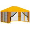 Garden Pavilion with Side Walls 4 X 3 M Yellow