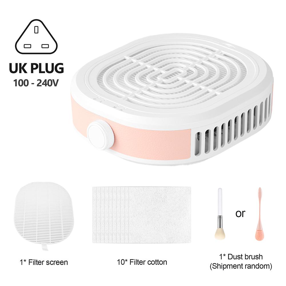 Mini Nail Vacuum Cleaner Brushless Turbo Nail Dust Collector Portable Nail Dust Extractor Nail Art Manicure Salon Machine