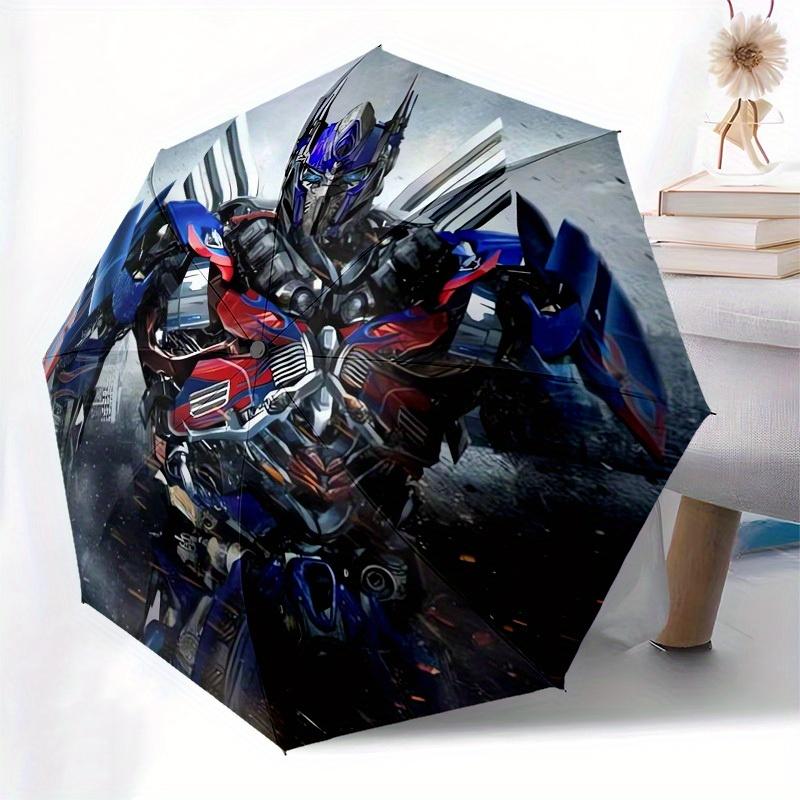 1pc Transformers Optimus Prime Themed High-quality Umbrella,Automatic Opening and Closing Umbrella,Multi-functional Umbrella G0811178