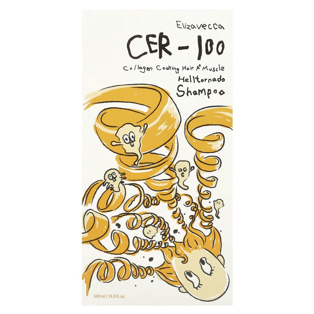 Cer-100, Collagen Coated Hair A+ Muscle Hell Tornado Shampoo, 500Ml(16.9Fl Oz)