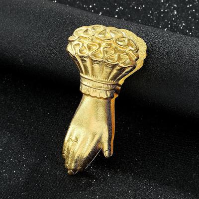 Hand Shaped Paper Clip Binder Metal Multifunctional Delicate Birthday Gift Page Holder