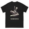 Nirvana Shoe Microphone Shirt Vintage Grunge Tee Y2K Rock Graphic