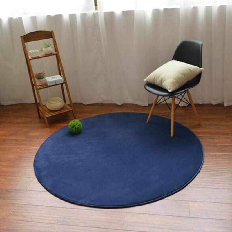 Coral Velvet Carpet In Living Room Non-Slip Floor Rug Home Decoration Modern Bedside Rugs Bed Room Blue Soft Nursery Play Mat