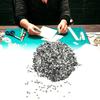 100g No Hole Design Star Confetti Foil Material Metallic Confetti Sparkle Star Sequins  DIY Crafts