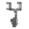 SEAMETAL Auto Rückspiegel Handyhalter Universal Verstellbare Auto Handyhalterung Navigation GPS Ständer für Autozubehör
