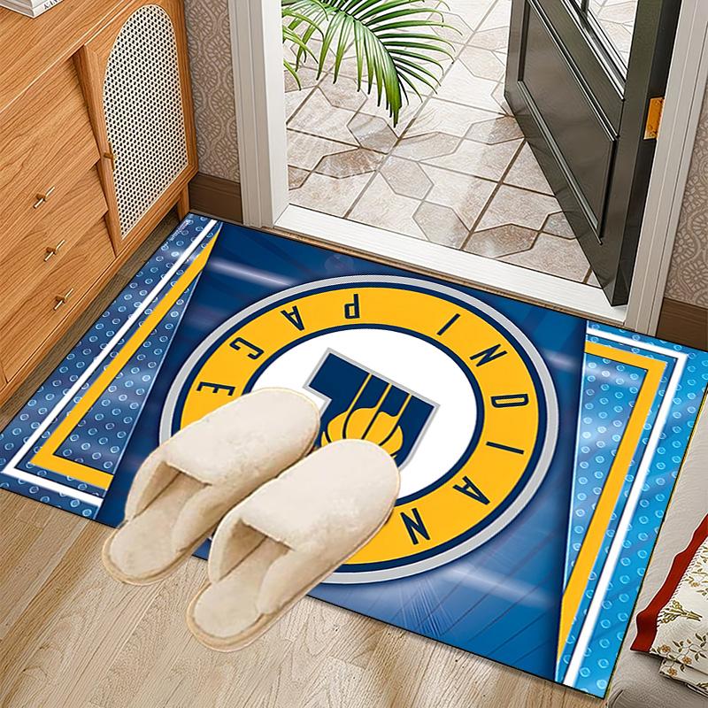 Pacers Basketball Team Rug Office Carpet Non-Slip Mat, Chair Rug Floor Covering for Gaming, Bedroom, Living Room , Home Decor Christmas Gift