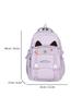 Schoolbag cute girl high-value backpack to reduce the burden of spine care, junior high school high school students versatile large-capacity backpack