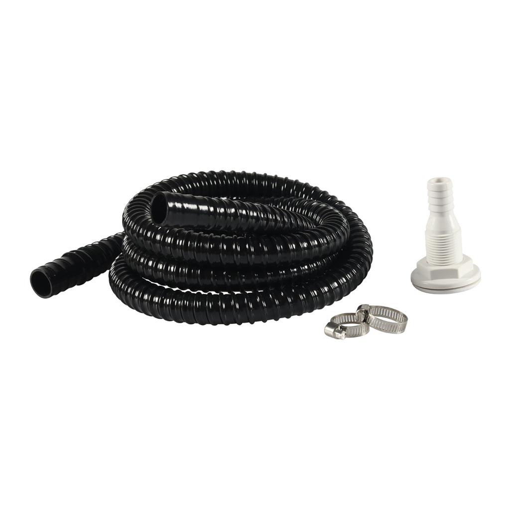 Bilge Pump Hose Installation Kit for 3/4-Inch Diameter Pump Outlet with Hose Clamps and Connector Boats Marine Yacht Accessories