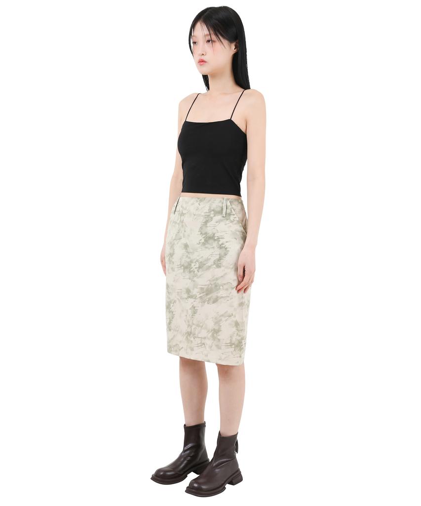 Catharsis Pattern Medium Skirt Olive One Size