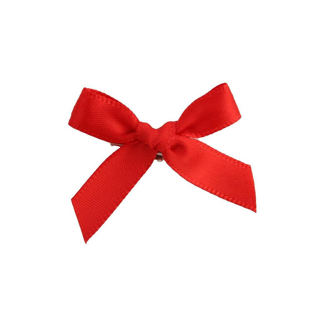 Ballet Style Ribbon Bow Duckbill Clip - Sweet 4cm Hair Accessories
