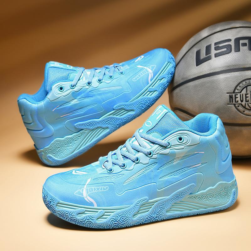 Spring high-top basketball men's shoes 2025 new cement nemesis teenager junior high school students actual sports shoes