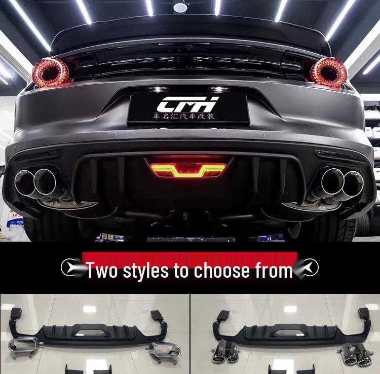 15-17 Ford Mustang RTR Quad Exhaust Rear Diffuser Lip & Body Kit