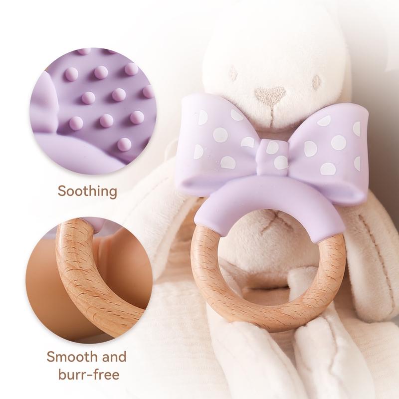 1 Stück Baby Silikon Beißring Zahnungs Kauspielzeug Bpa Frei Silikon Diy Schnullerkette Halsketten Anhänger Cartoon Tier Beißringe