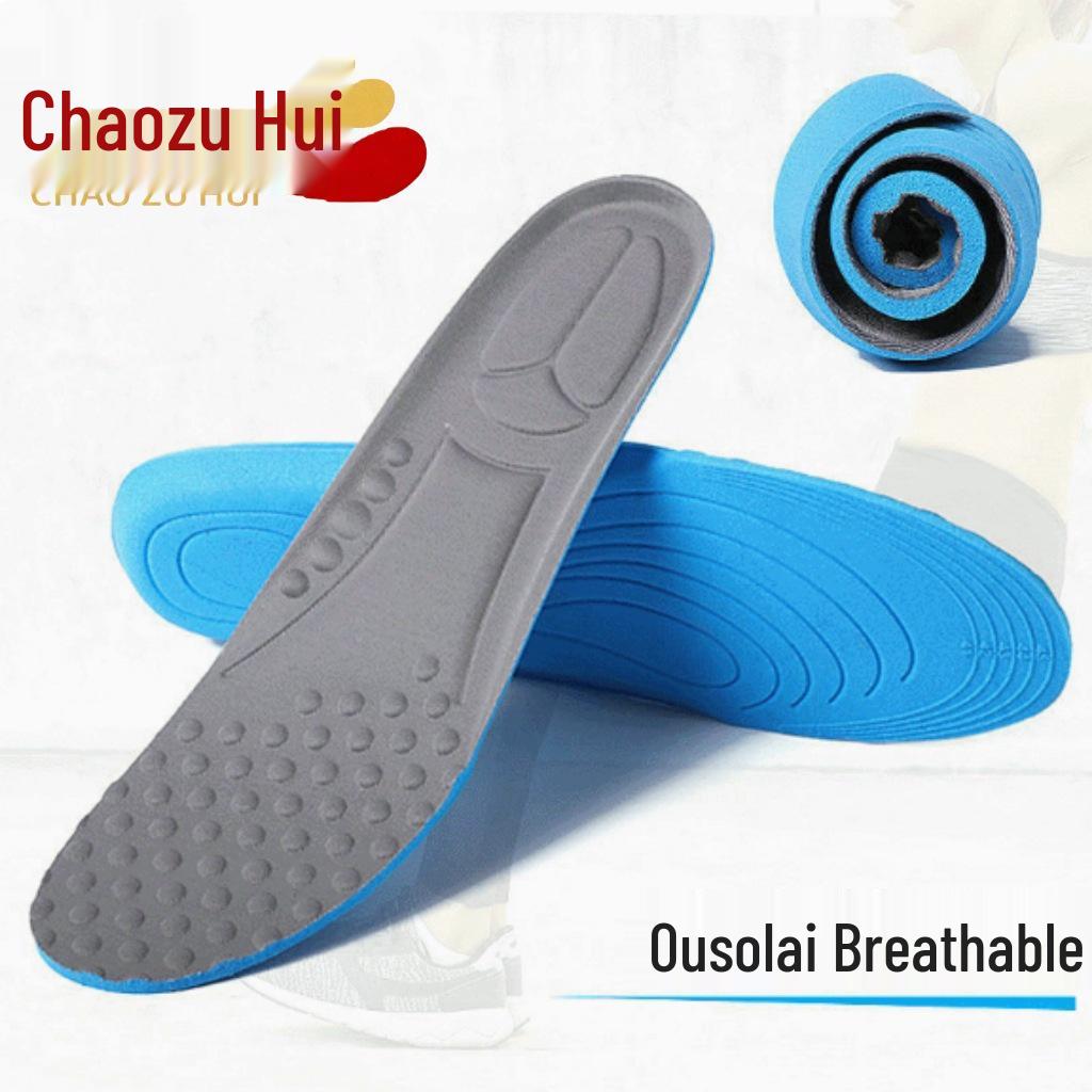 

Men s Sports Insoles, Shock Absorbing, Thick, Sweat-Wicking, Odor-Resistant, Ideal for Running & Training, Soft, Cushioning for Comfort. Size 35-40