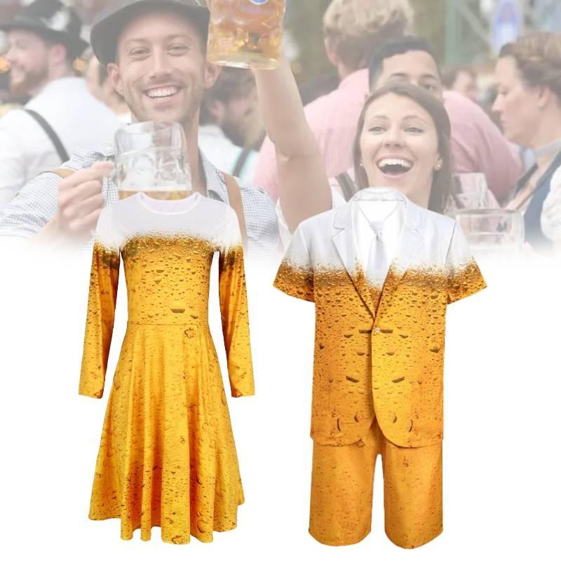 Oktoberfest Cosplay Costume For Men With Polyester Stage Wear For Halloween And Party Use
