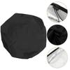 Universal Barbecue Oven Cover For Outdoor Use Black 112X112CM Ultraviolet-Proof 1Pcs