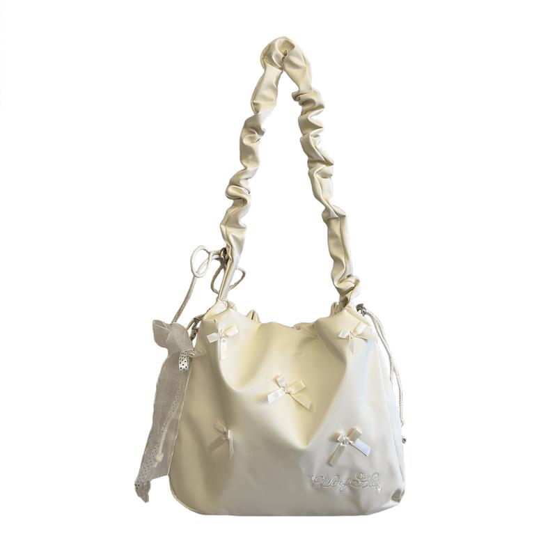 Tote Bag Handbag Bow Shoulder Bag Large Capacity Women Crossbody Bag