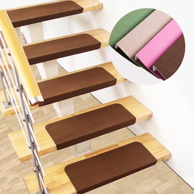 Home Stair Mat, Step Mat, Floor Mat, Simple Solid Color, High-end Feeling, Adhesive Free Self-adhesive Anti Slip Stair Sticker