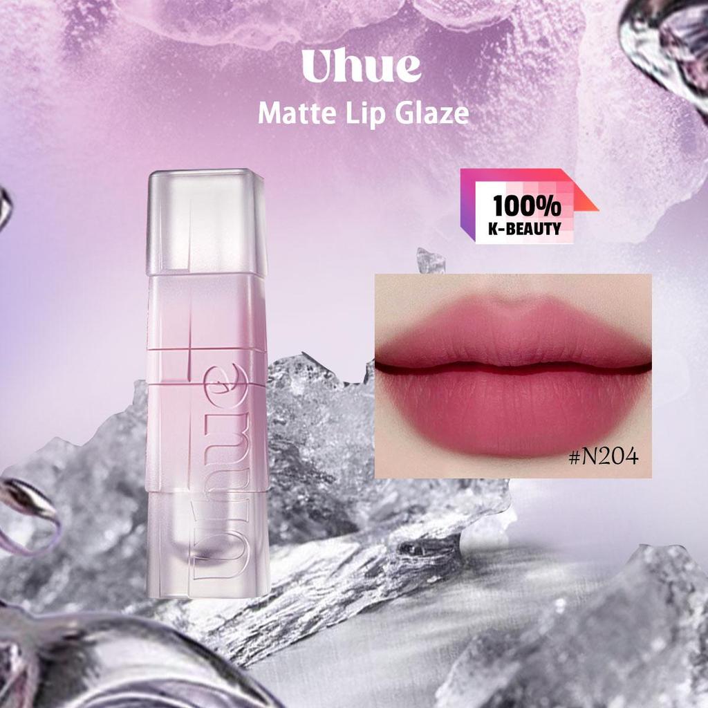 Uhue Matte Lip Glaze 3ml/0.1 fl.oz (6Color options)