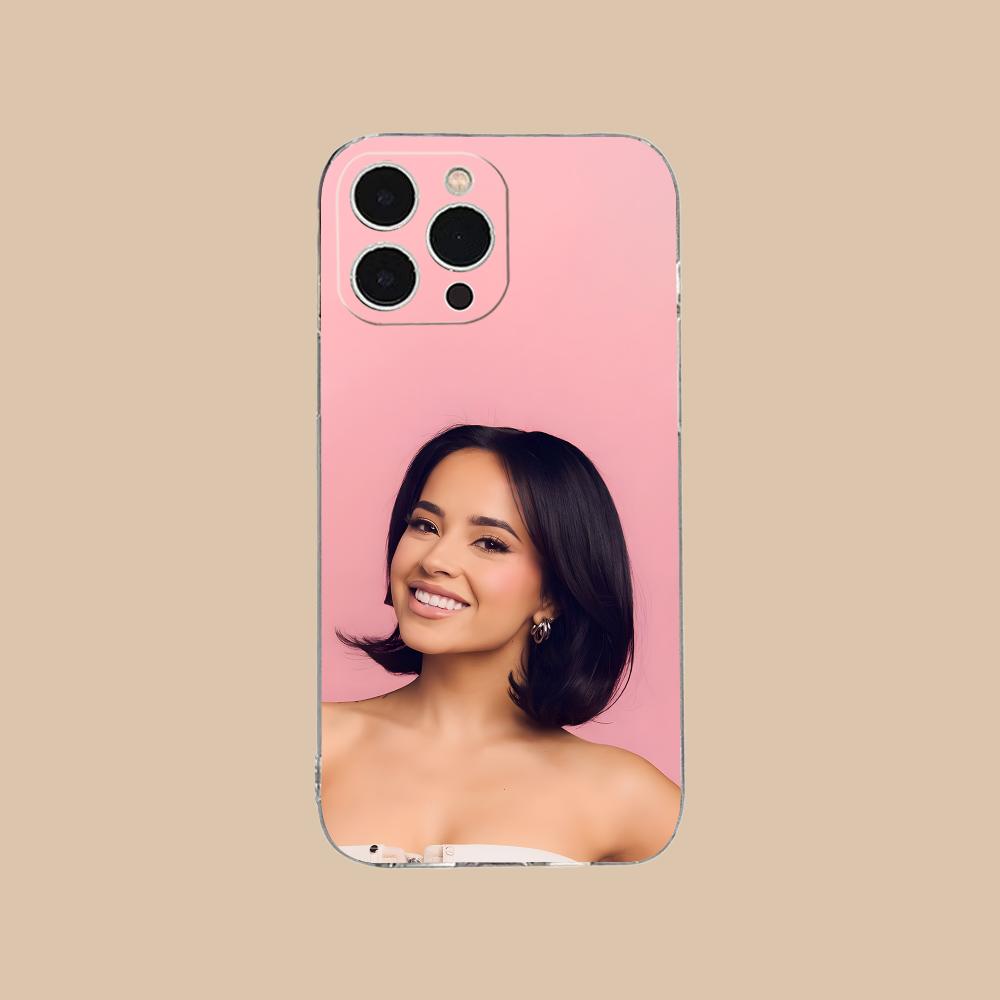 Fashion Becky G Mobile Phone Case for iPhone 16 15 14 13 12 11 X XR XS 8 6 Pro Max Plus Mini Clear Colour Protective Pretty
