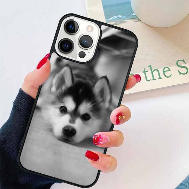 Siberian Husky Dog Coque Shell For iPhone 17 Air 15 16 14 13 12 Pro Max 11 Pro Max Plus Phone Case Cover