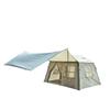 Portable 3-4 Person Inflatable Camping Tent with Canopy