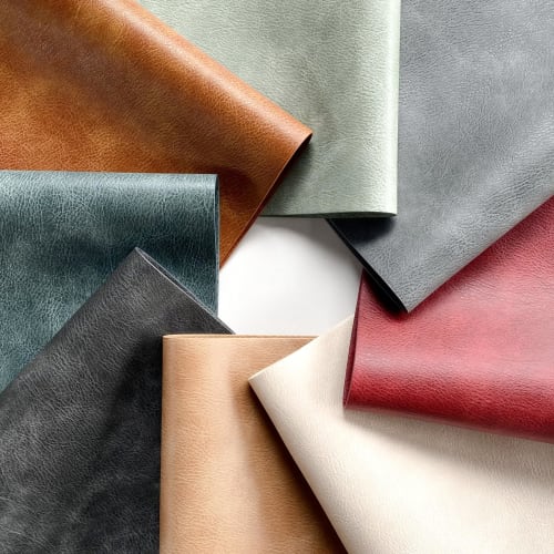 Junichiroya Round Placemats, High-Quality PU Leather, Flexible, Large, 38cm Diameter, Simple and Luxurious, for Home and Restaurant Use, Fully Washabl